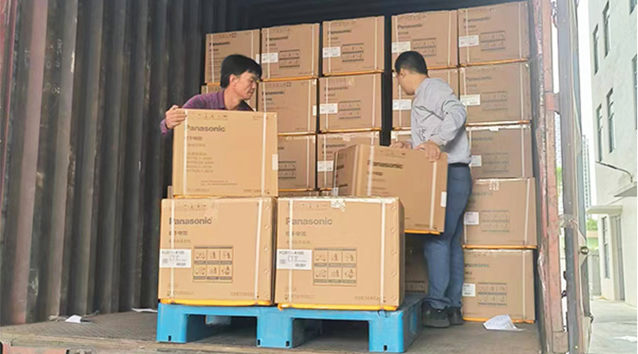 發(fā)貨抓速度！金環(huán)電器第一時間完成松下滾筒干衣機發(fā)貨