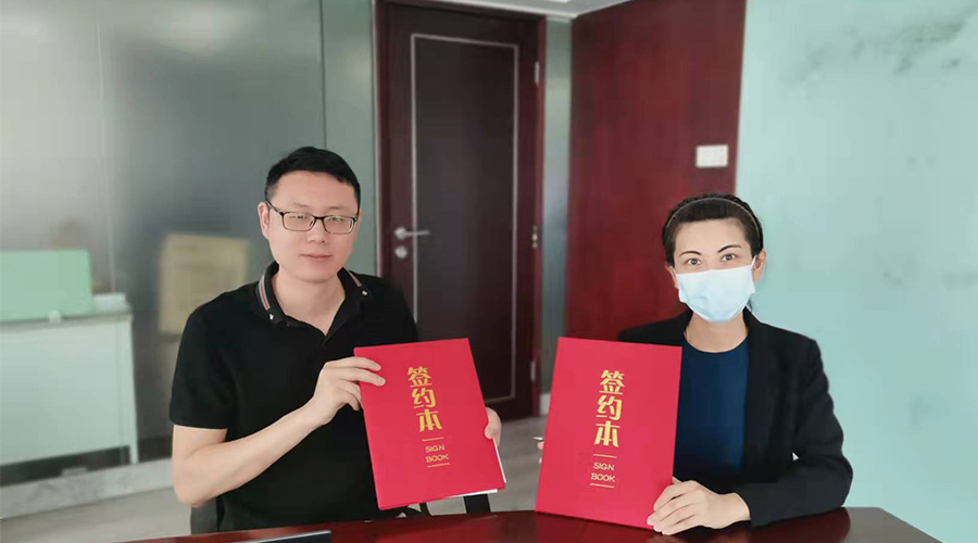 祝賀！金環(huán)電器與寧波某品牌電商客戶再次合作，簽約成功！