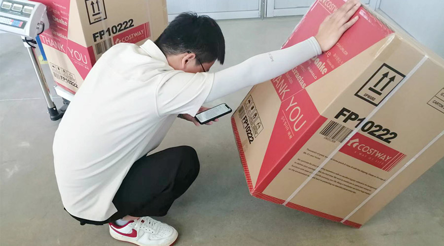 實況直擊！客戶北美COSTWAY開展衣物烘干機驗貨