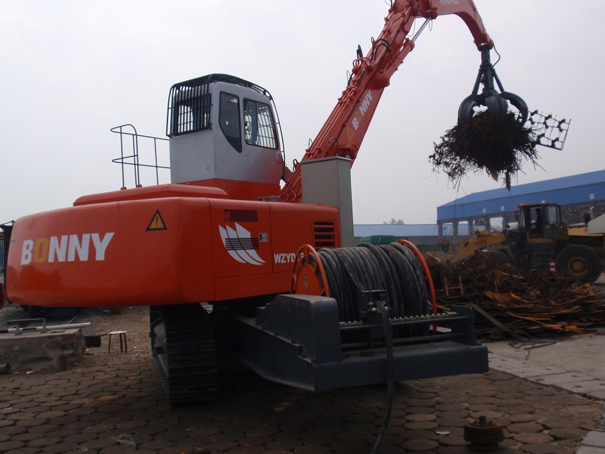 電動抓鋼機、電動抓料機